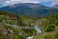 Yukon Suspension Bridge. Stikine Region, BC