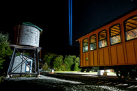 Honor Summit Lights. Cog Railway, Mt Washington NH.