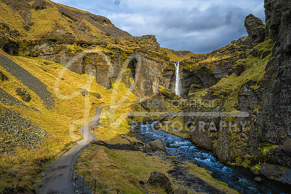 Kvernufoss Waterfall, South Iceland